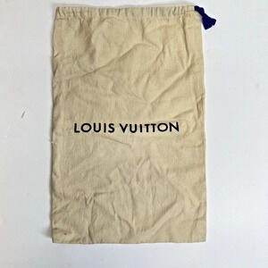 Louis Vuitton Drawstring Dust Bag Cover Cotton - 18" x 11.5"